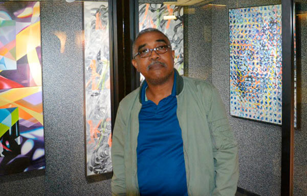 Guyanese artist show works in Times Square Port Authority
