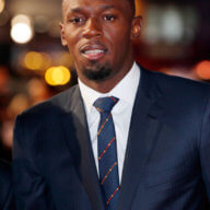 Jamaican athlete Usain Bolt.