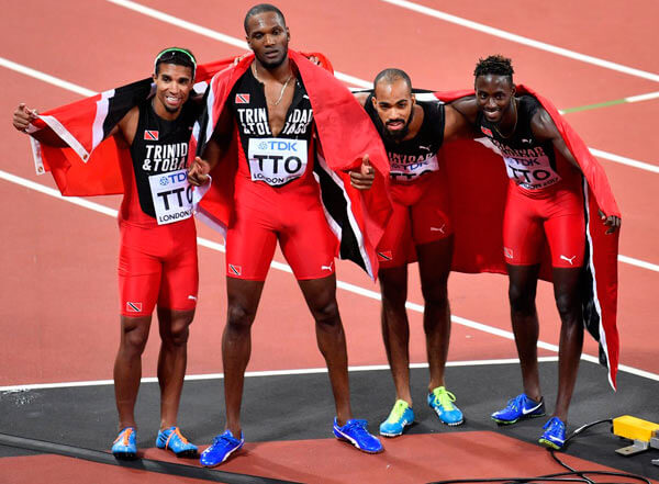 Trinidad relay team wins award