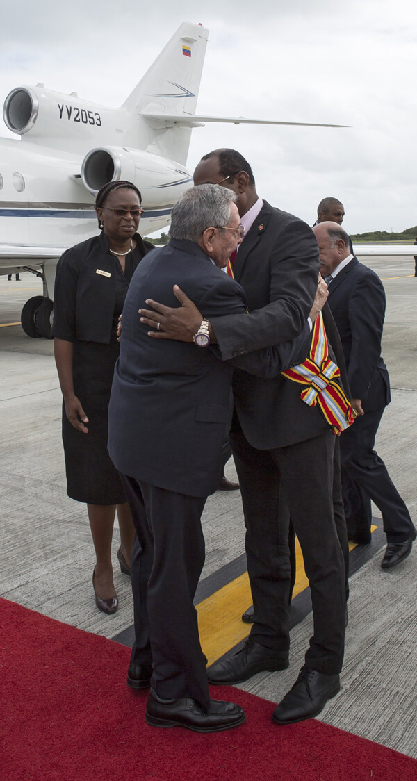Cuban prez arrives in Antigua for Cuba-CARICOM summit|Cuban prez arrives in Antigua for Cuba-CARICOM summit
