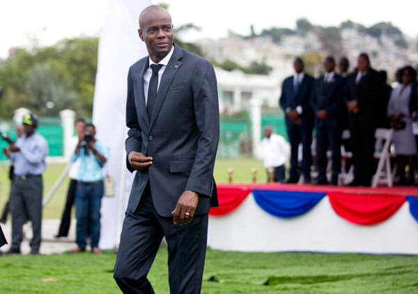Haiti's former President Jovenel Moise.