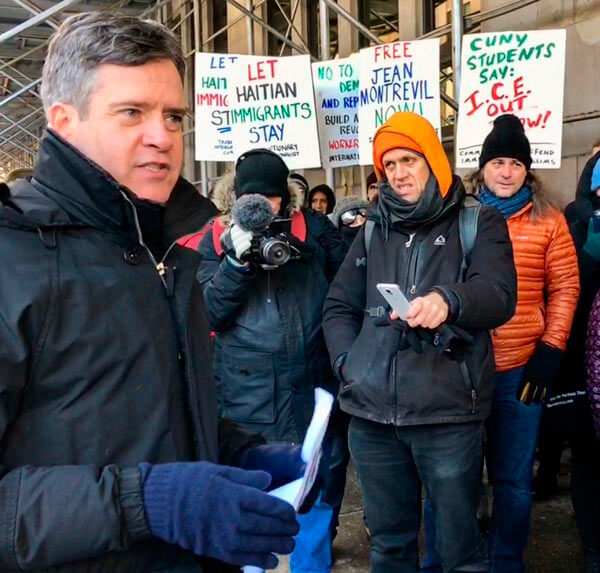 Immigration activist Jean Montrevil detained|Immigration activist Jean Montrevil detained