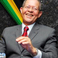 Former Jamaican Prime Minister Bruce Golding.