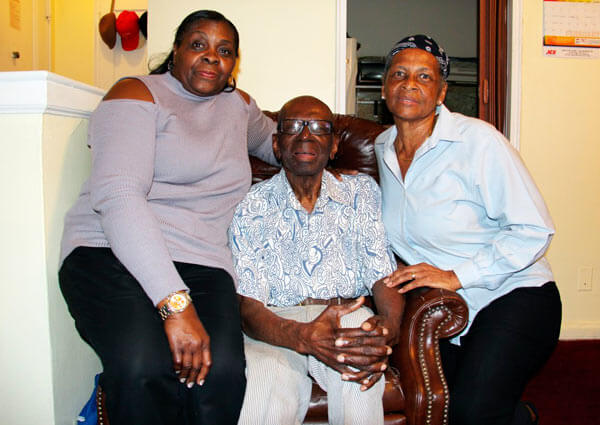 Centenarian Mitchie James still going strong
