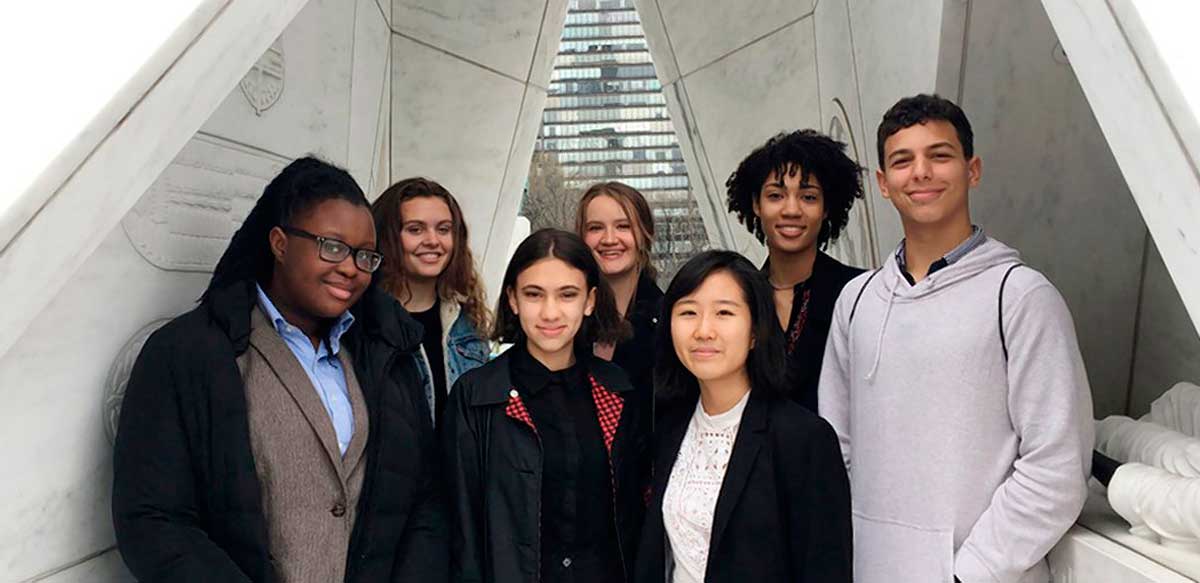 Students gather at UN to ‘Remember Slavery’