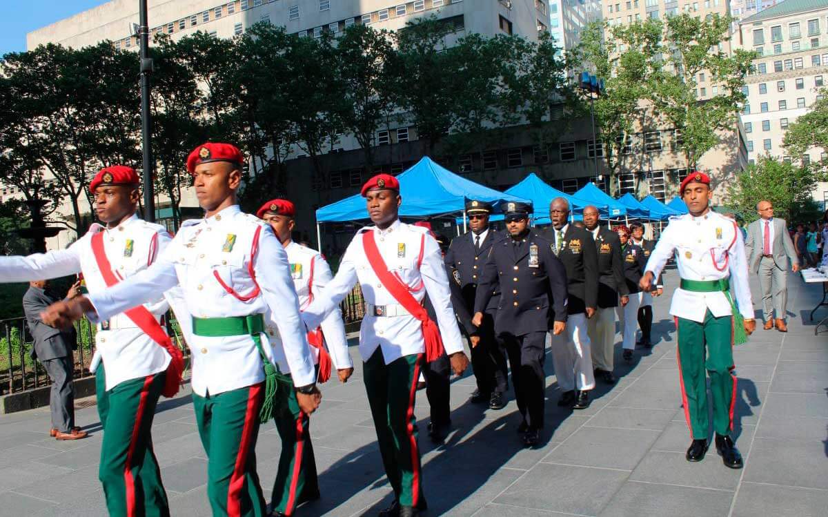 Guyana raises flag at Brooklyn Borough Hall|Guyana raises flag at Brooklyn Borough Hall|Guyana raises flag at Brooklyn Borough Hall