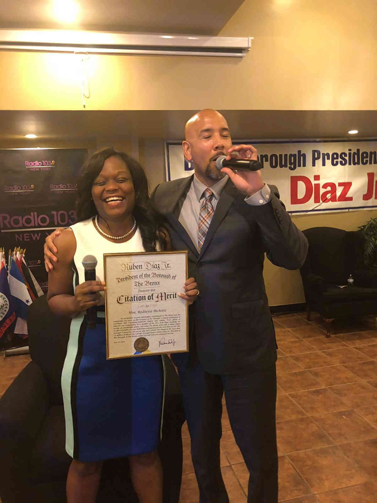 Bronx Borough President honors Bichotte