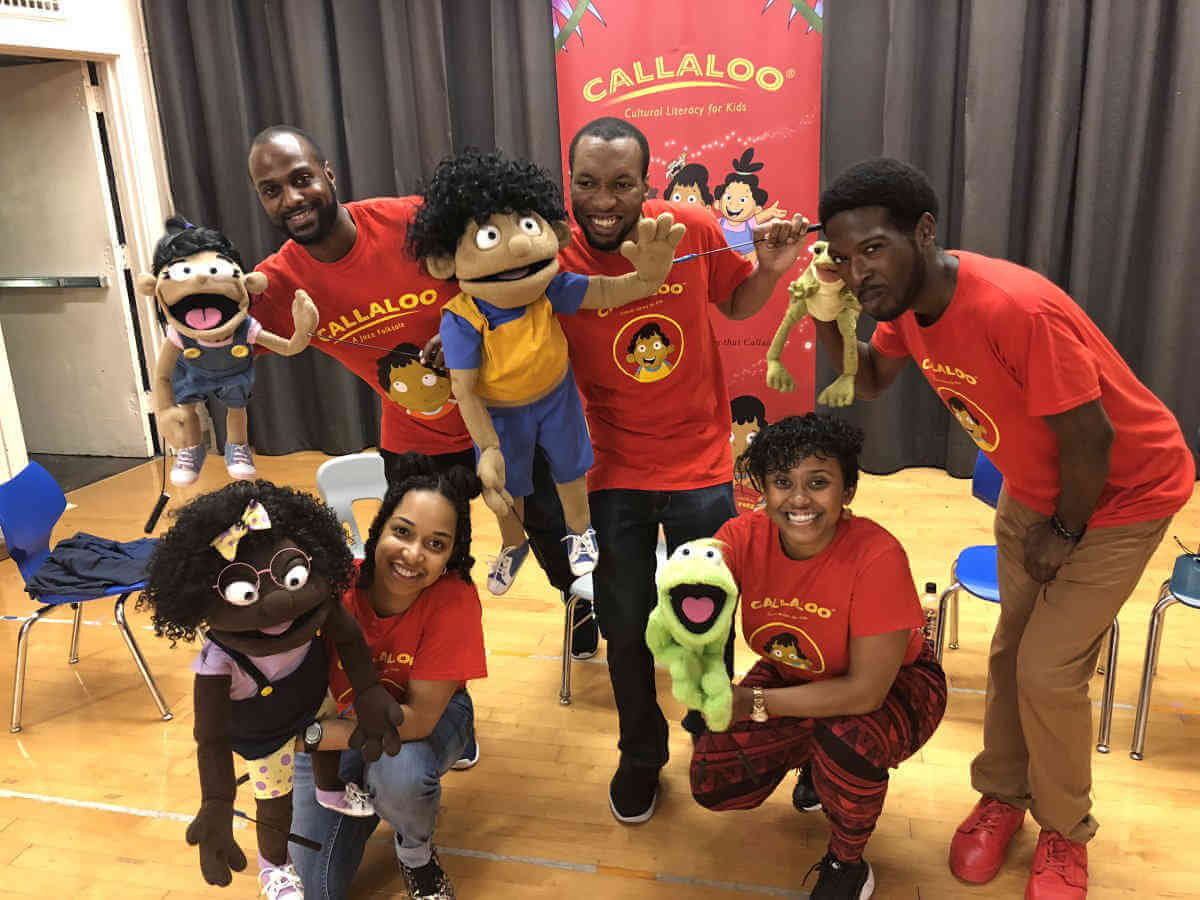 Camp students learn about puppeteering|Camp students learn about puppeteering|Camp students learn about puppeteering