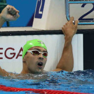 Trinidad and Tobago's Dylan Carter at the 2016 Summer Olympics in Brazil.