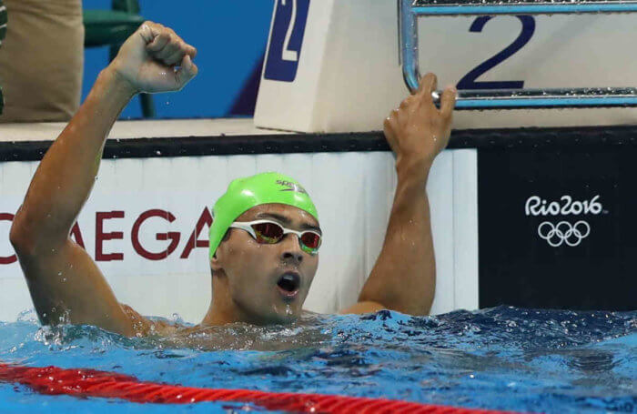 Trinidad and Tobago's Dylan Carter at the 2016 Summer Olympics in Brazil.