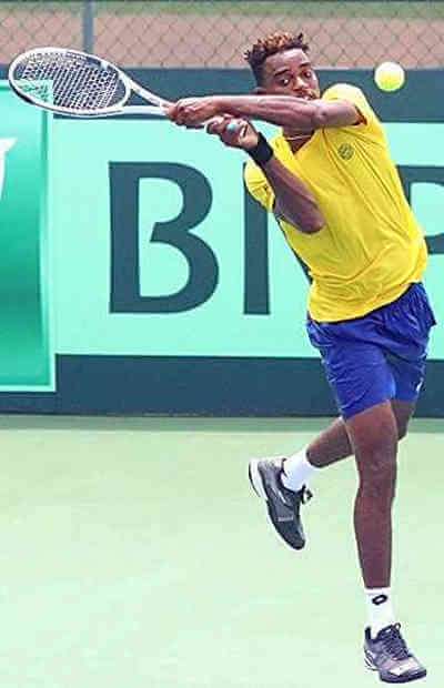 Barbadian tennis player abused