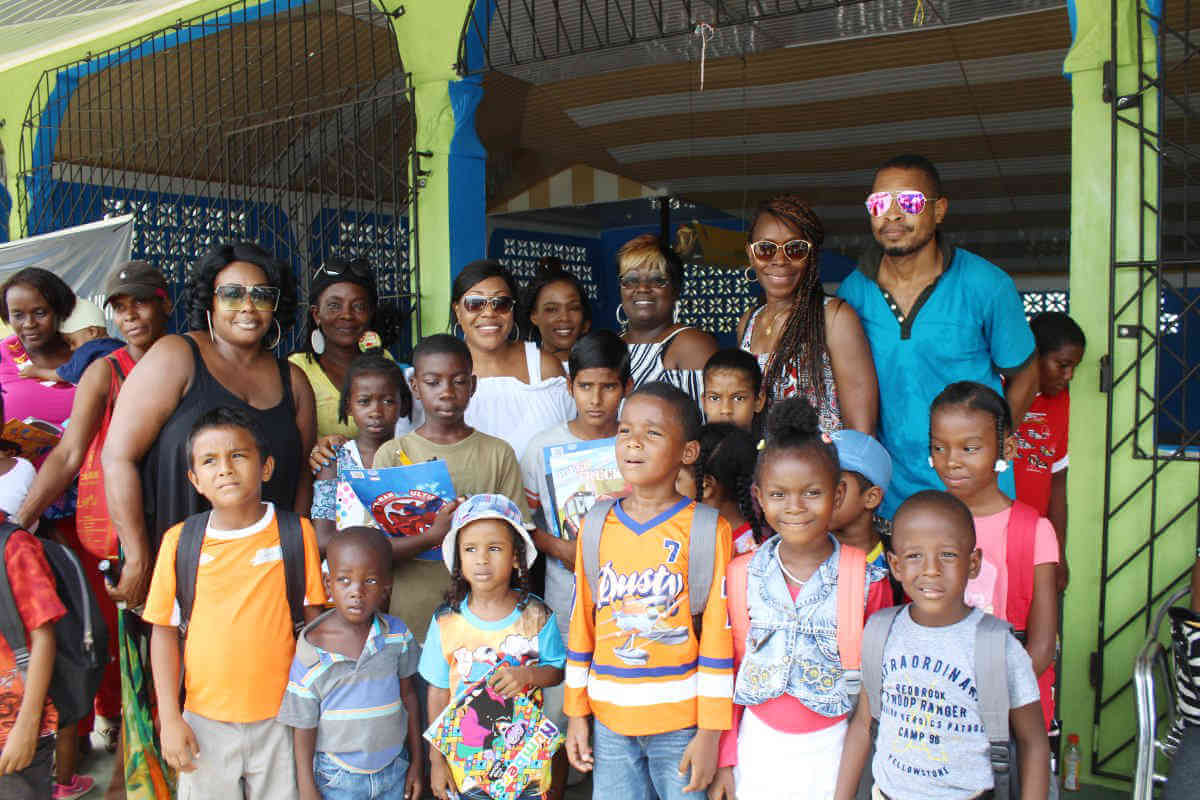 Guyana Unity Movement donates school supplies|Guyana Unity Movement donates school supplies