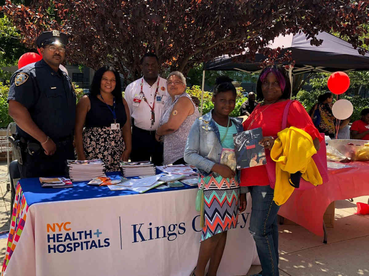 Kings County Hospital hosts Back-to-School Health Fair|Kings County Hospital hosts Back-to-School Health Fair