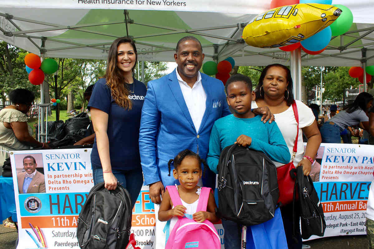 More than 500 children receive backpacks
