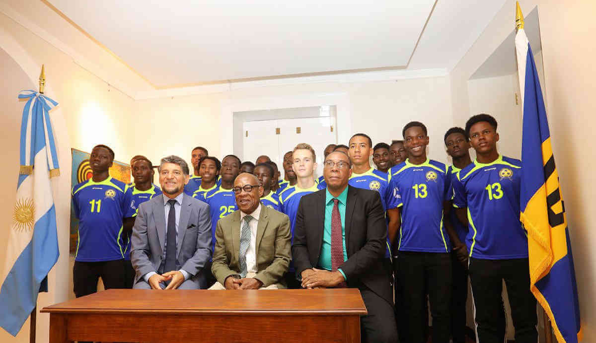 Bajan footballers for Argentina
