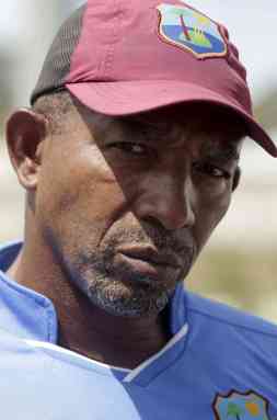 West Indies Head Coach, Phil Simmons.