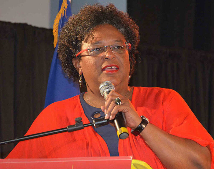 Barbados Prime Minister Mia Mottley.