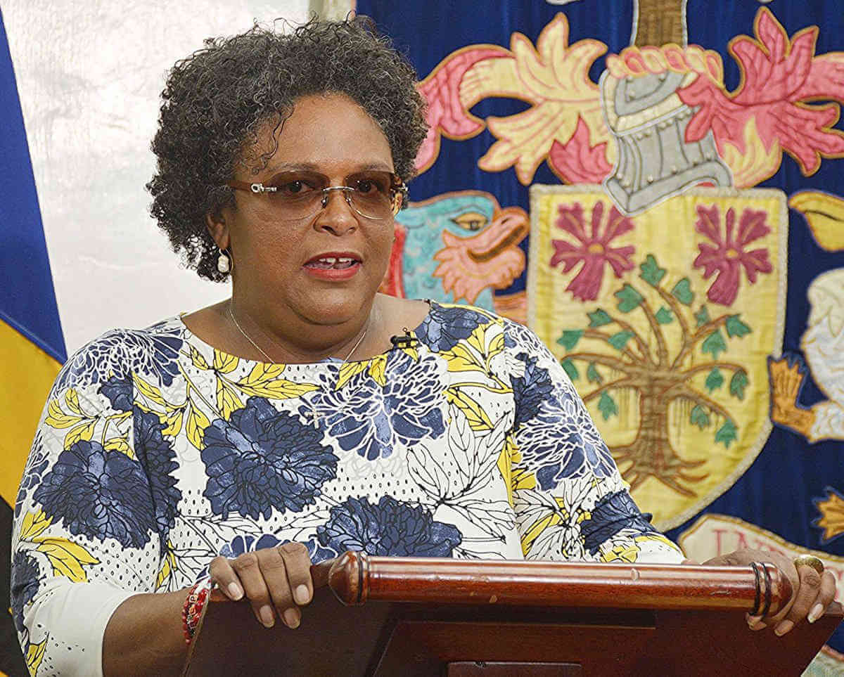 Barbados Prime Minister Mia Mottley.