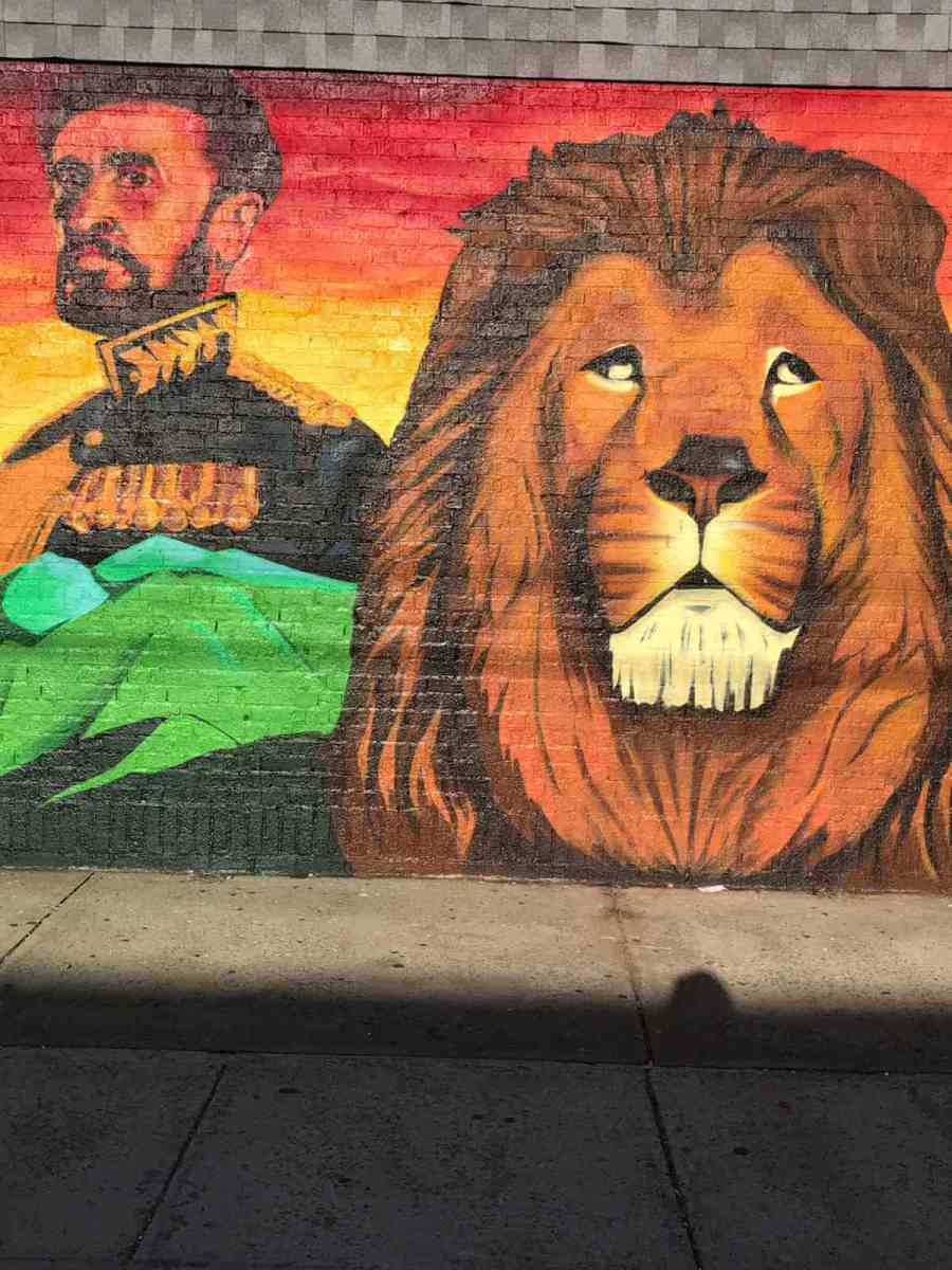 Queens mural pays homage to Selassie|Queens mural pays homage to Selassie