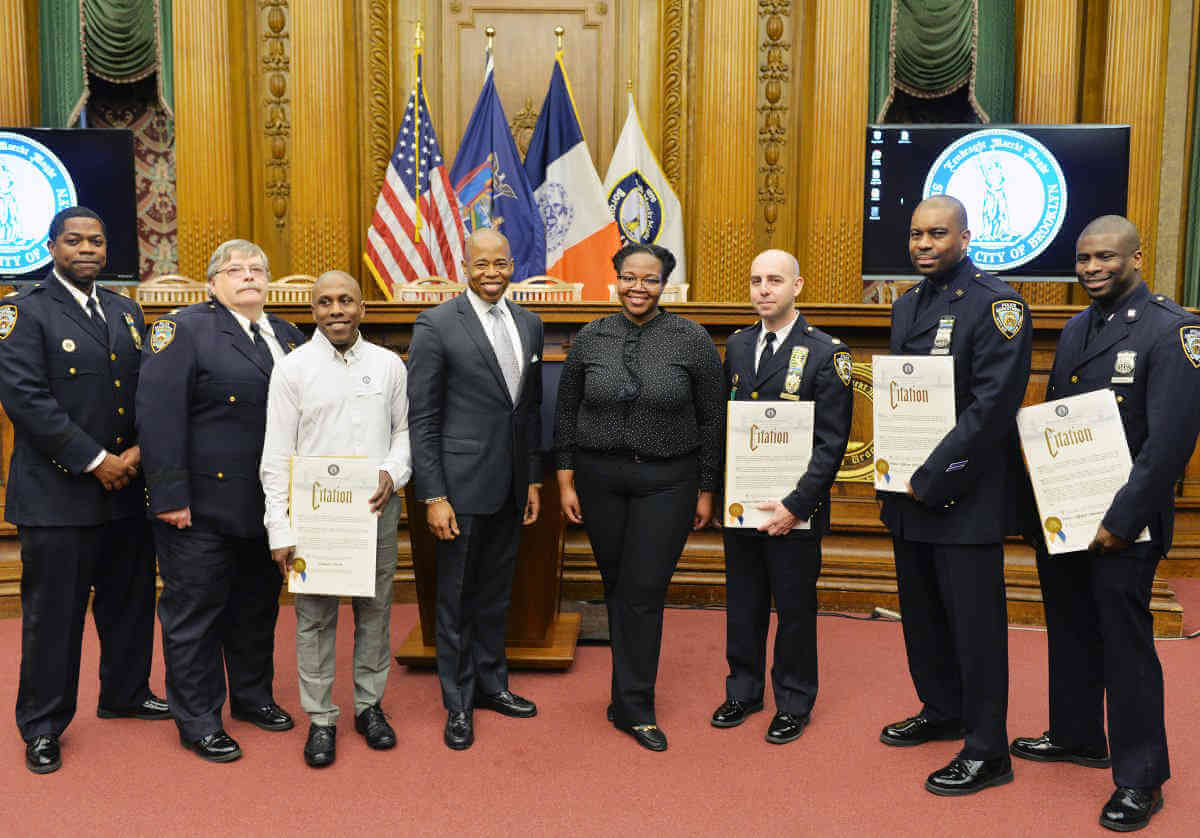Adams honors Brooklyn’s latest ‘Heroes of the Month’