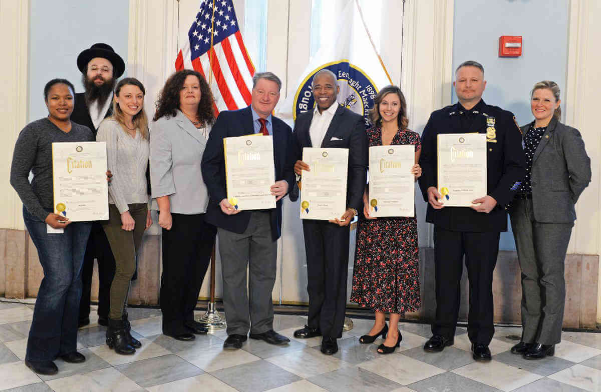 Adams honors Brooklyn’s latest ‘heroes of the month’