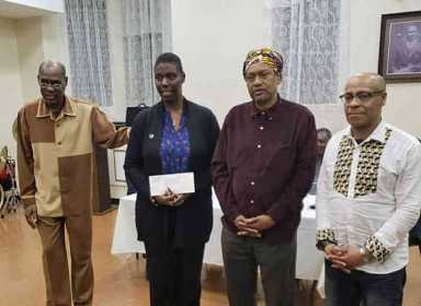 Brooklyn SVG Ex-Teachers contribute to Maxwell Haywood Memorial Fund