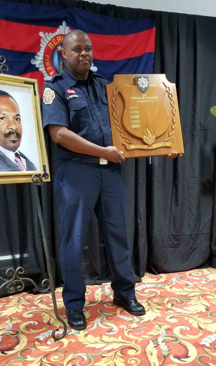 Vincentian awarded Firefighter of the Year in Bermuda