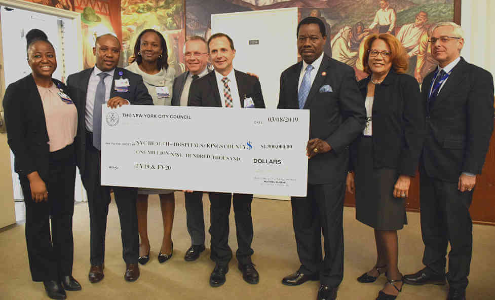 Kings County gets $1.9M check for medical equipment