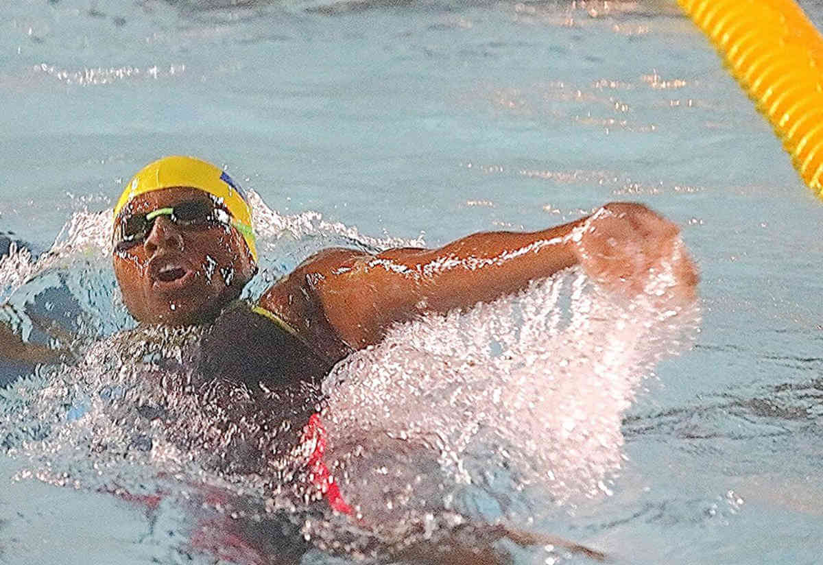 Barbados’ golden girl Titus does it