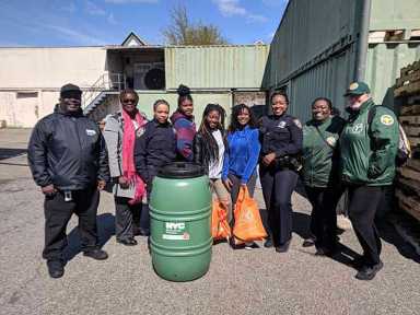 Persaud gives away rain barrels, recycles unwanted electronics for residents
