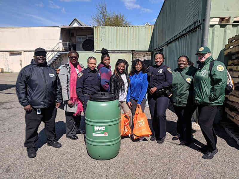 Persaud gives away rain barrels, recycles unwanted electronics for residents