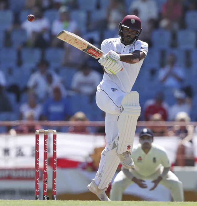 West Indies' John Campbell