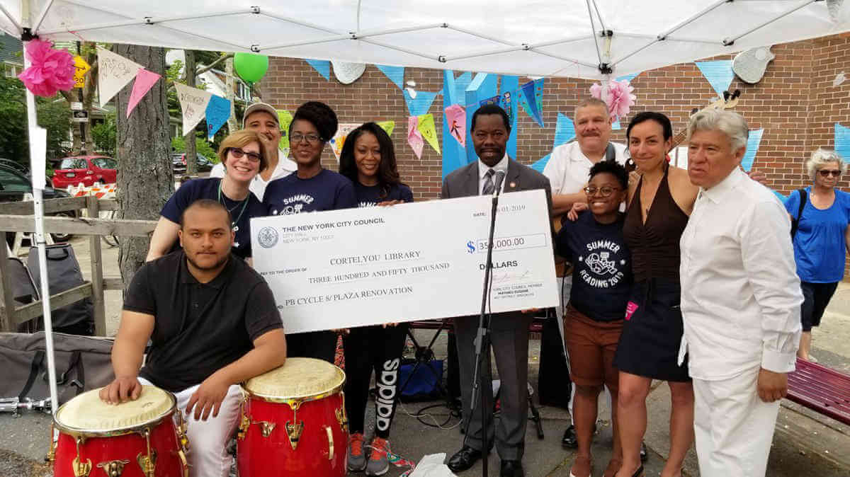 Eugene funds Cortelyou library’s plaza renovation|Eugene funds Cortelyou library’s plaza renovation