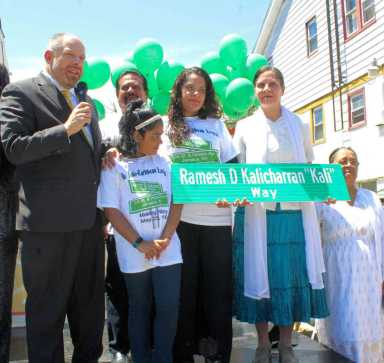 Ramesh D. Kalicharran ‘Kali’ way named for late Guyanese philanthropist|Ramesh D. Kalicharran ‘Kali’ way named for late Guyanese philanthropist