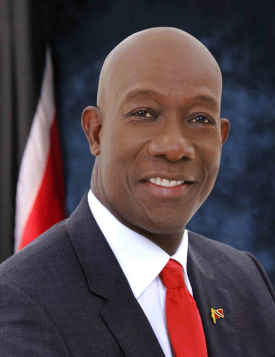 Prime Minister of Trinidad and Tobago Keith Rowley.