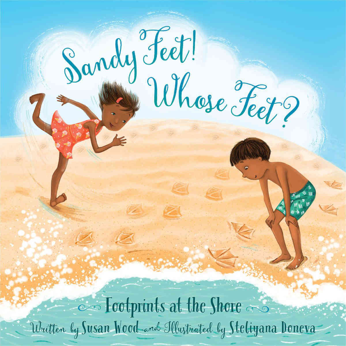 Footprints at the shore|Footprints at the shore