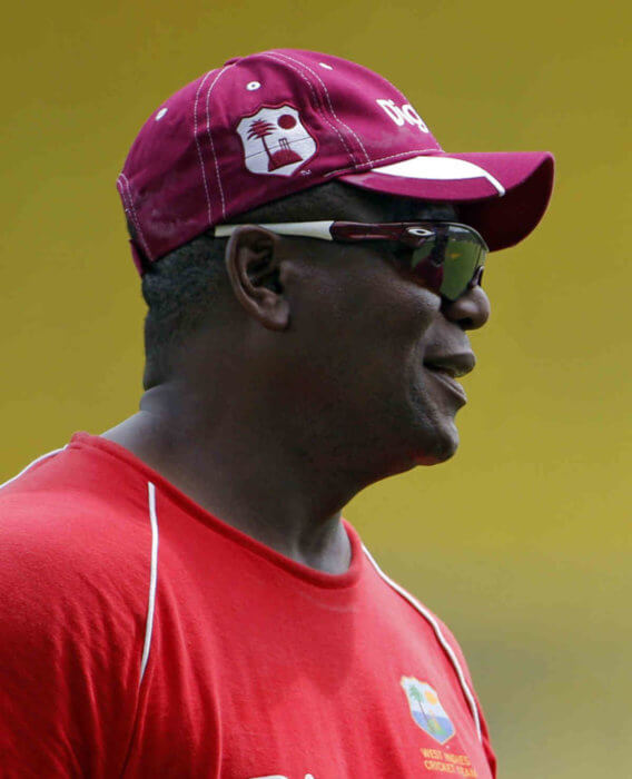 West Indies batting legend and Chief Selector, Desmond Haynes.