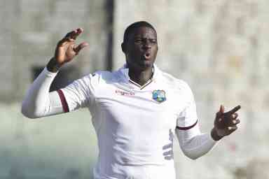 West Indies' bowler Jason Holder.