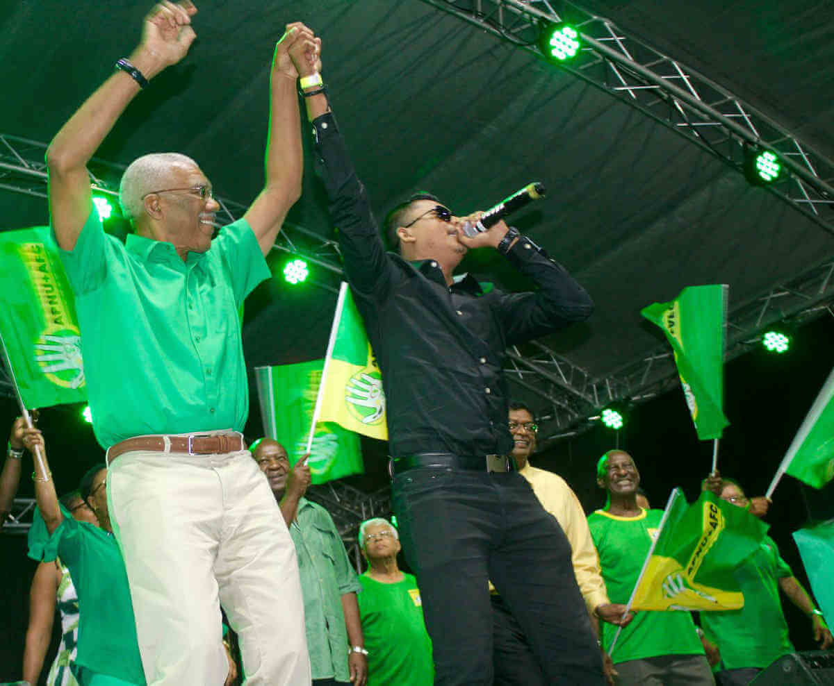 Guyana Coalition launches re-election campaign|Guyana Coalition launches re-election campaign|Guyana Coalition launches re-election campaign