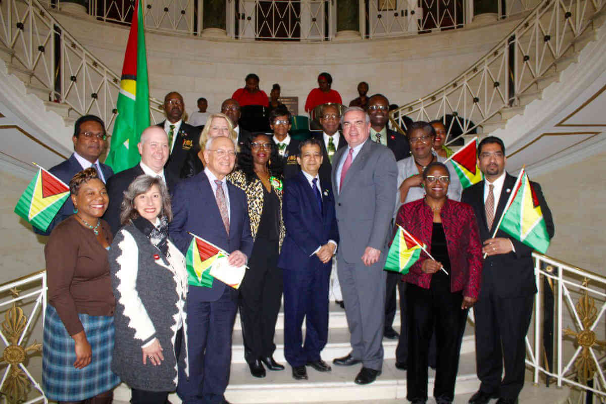 Mayor Gary McCarthy proclaimed February 23, Guyana Republic Day in Schenectady|Mayor Gary McCarthy proclaimed February 23, Guyana Republic Day in Schenectady|Mayor Gary McCarthy proclaimed February 23, Guyana Republic Day in Schenectady