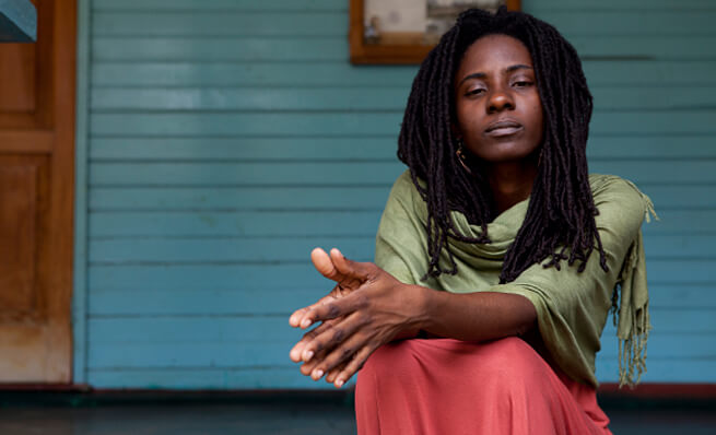 Jamaican singer Jah9.