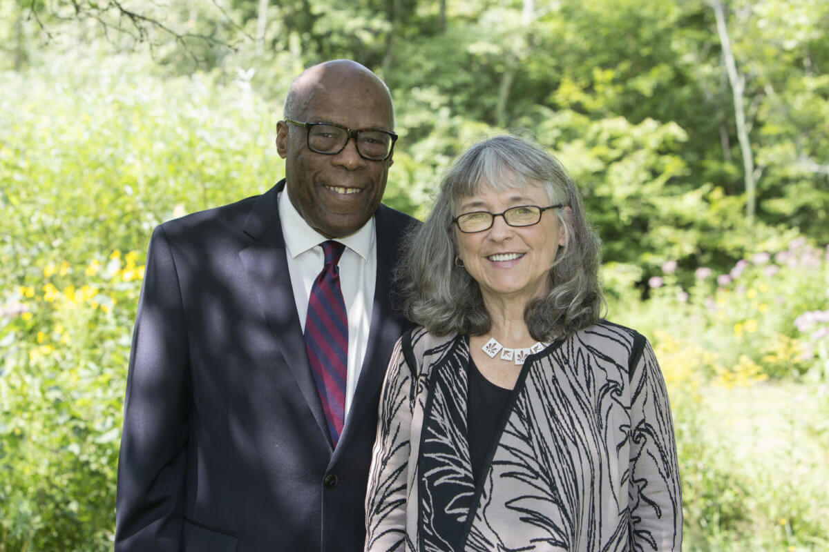 “Last Negroes at Havard” authors Kent Garrett and Jeanne Ellsworth.