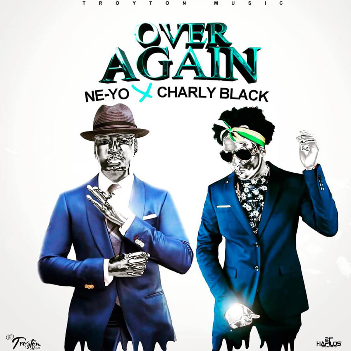 Ne-Yo (left) and Charly Black on single.