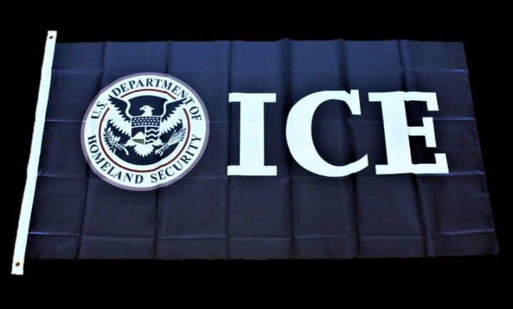 US Department of Homeland Security flag.