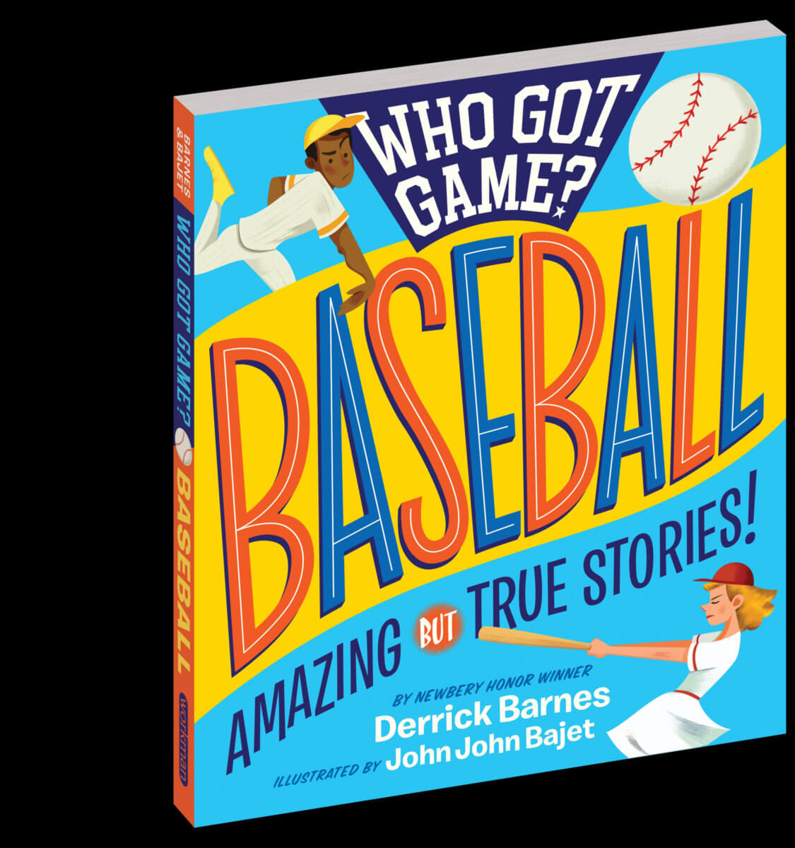 Book cover of “Who Got Game? Baseball” by Derrick Barnes.