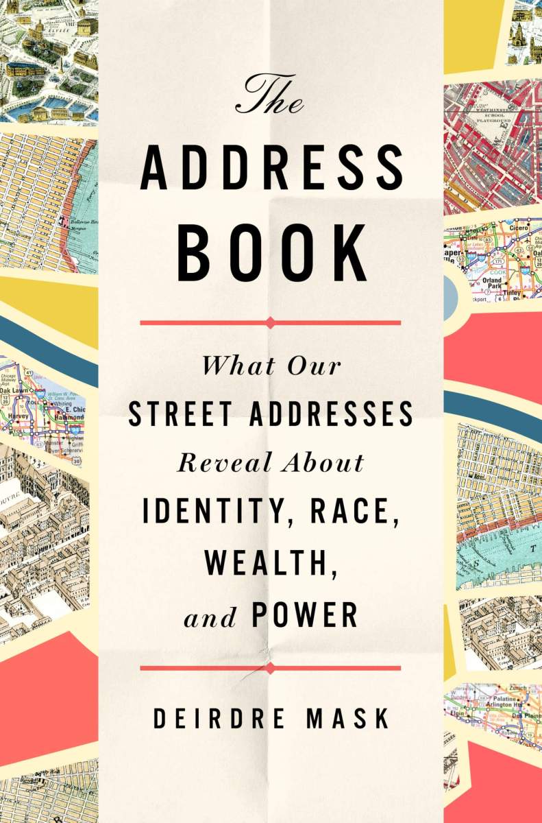 Book cover of “The Address Book” by Deidre Mask.