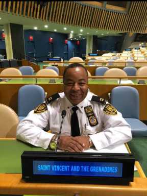 Anthony ‘Tony Husbands at the United Nations.