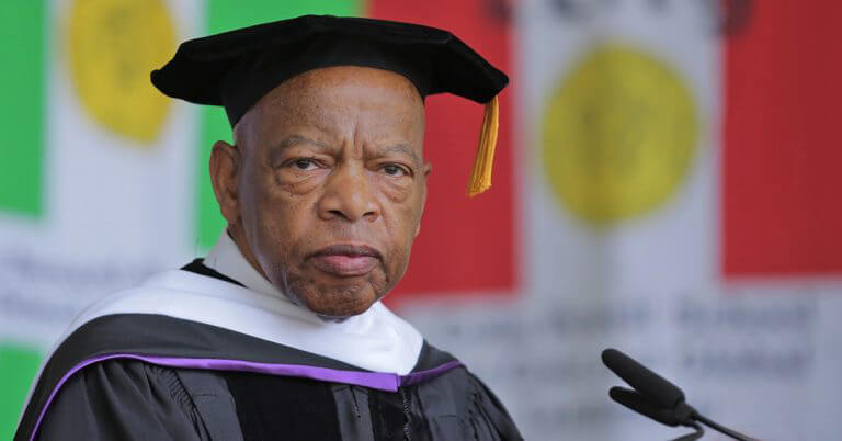 Congressman John Lewis as keynote speaker for the 2019 commencement at City College, CUNY.
