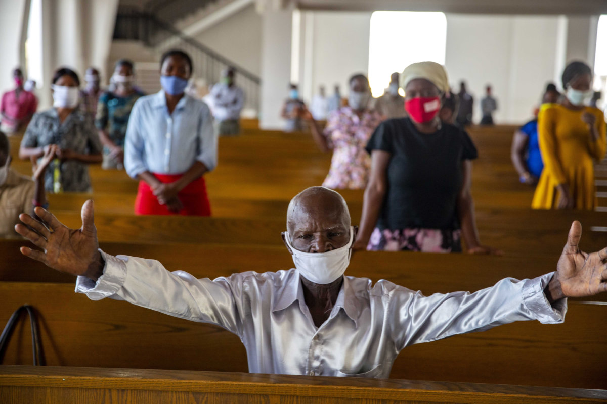 Virus Outbreak Haiti Churches
