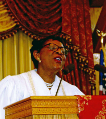 Rev. Dr. Helen R. John.  Photo by Tangerine Clarke